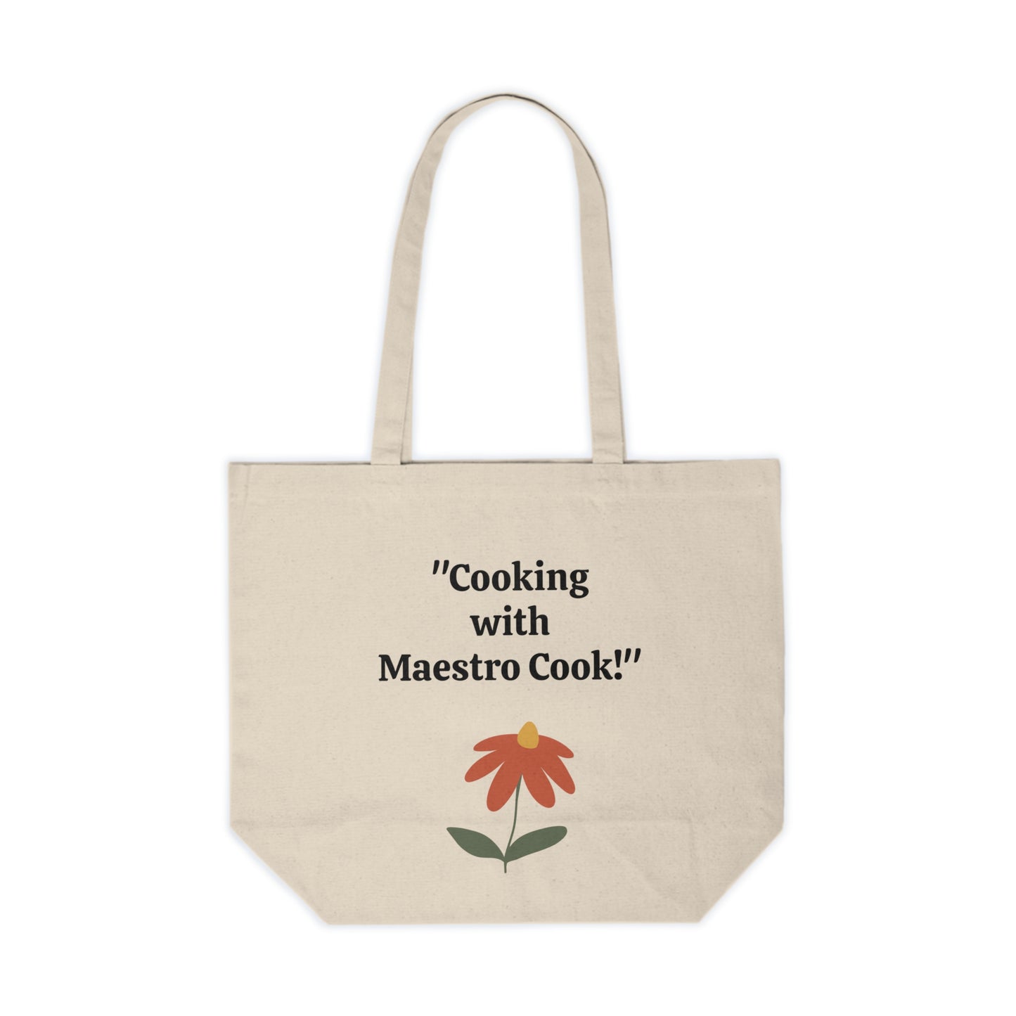 "Cooking with Maestro Cook"! - Canvas Shopping Tote